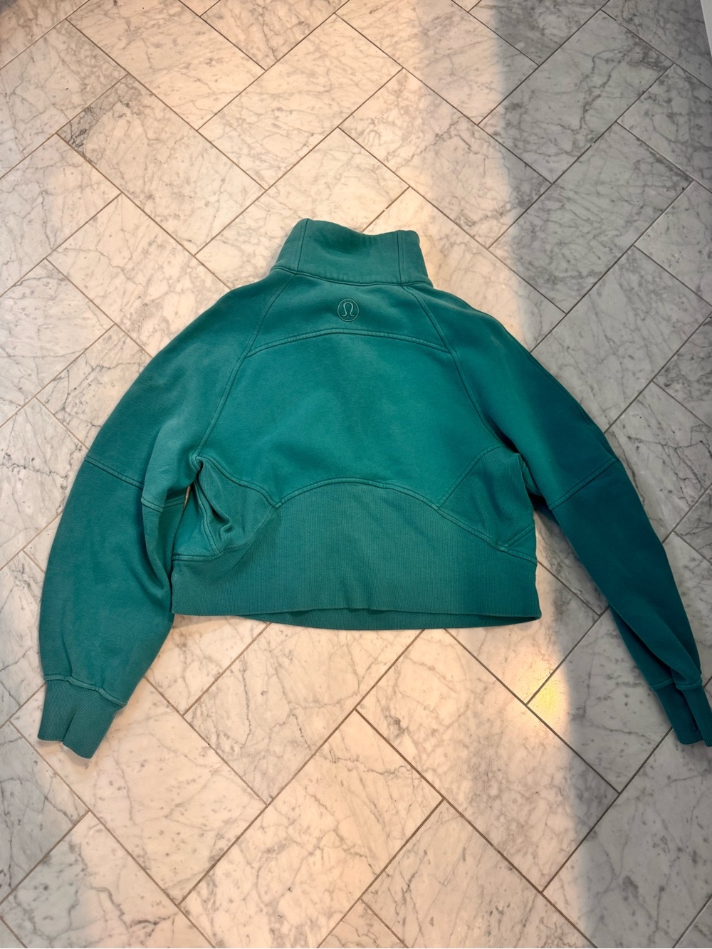 Lululemon Teal Half-Zip Pullover Sweatshirt - Picture 2 of 3